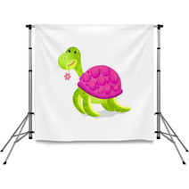 Cute Turtle Toy Backdrops 26073377
