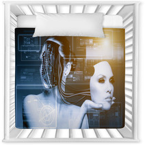 CyberFashion. Abstract Techno Backgrounds Nursery Decor 53997032