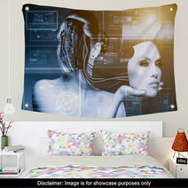 CyberFashion. Abstract Techno Backgrounds Wall Art 53997032