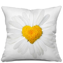 Daisy With Heart In Center Pillows 7230809
