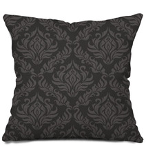 Damask Seamless Vector Pattern Pillows 57410931