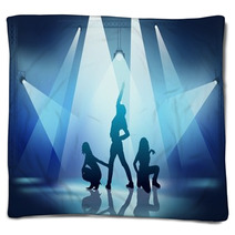 Dancers In The Spotlights Blankets 53079044
