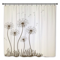 Dandelion. Floral Design. Bath Decor 12215799
