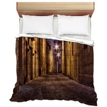 Dark Alley In The Old Town Bedding 47228415