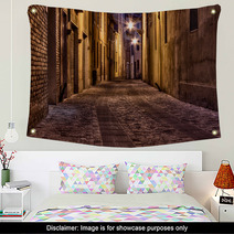 Dark Alley In The Old Town Wall Art 47228415