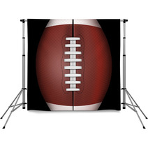 Dark Background Of American Football Or Rugby Sports Backdrops 67482782