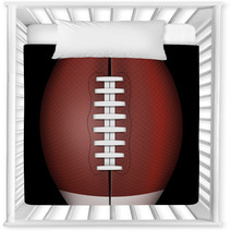Dark Background Of American Football Or Rugby Sports Nursery Decor 67482782