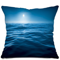 Dark Blue Ocean Pillows 64584903
