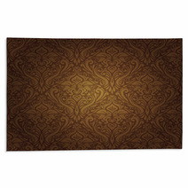 Dark Brown Vintage Wallpaper Design Rugs 47197852