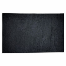 Dark Grey Black Slate Background Or Texture Rugs 163766625
