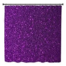 Dark Purple Color Shiny Glitter Texture Background With Vibrant Color Bath Decor 280969598