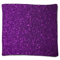 Dark Purple Color Shiny Glitter Texture Background With Vibrant Color Blankets 280969598