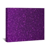 Dark Purple Color Shiny Glitter Texture Background With Vibrant Color Wall Art 280969598