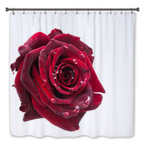 Dark Red Rose Bath Decor 57125676