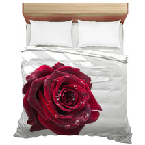 Dark Red Rose Bedding 57125676