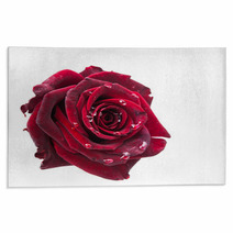 Dark Red Rose Rugs 57125676