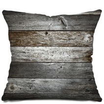 Dark Rustic Barn Wood Background Pillows 91229501