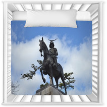Date Masamune equestrian statue Nursery Decor 61795425