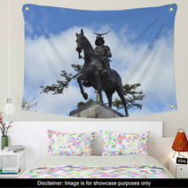 Date Masamune equestrian statue Wall Art 61795425
