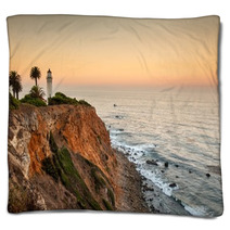 Dawn At Point Vicente, Palos Verdes, Los Angeles Blankets 45428127
