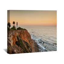 Dawn At Point Vicente, Palos Verdes, Los Angeles Wall Art 45428127