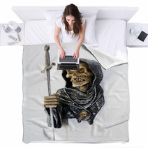 Death With A Sword Blankets 823372