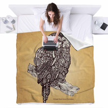 Decorative Owl Blankets 51217134
