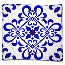 Decorative Tile Pattern Blankets 212014822