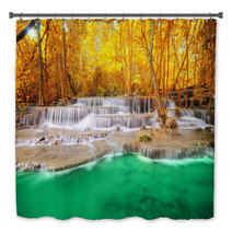 Deep Forest Waterfall In Kanchanaburi Bath Decor 61426034