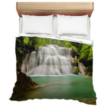 Deep Forest Waterfall In Kanchanaburi Bedding 60820877