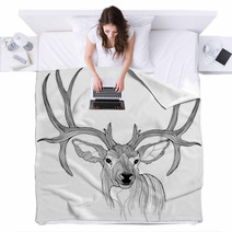 Deer Head Blankets 52210867