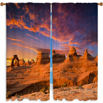Delicate Arch Window Curtains 69645683