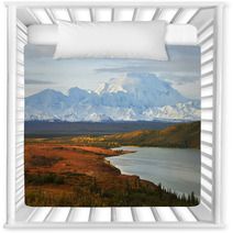 Denali Mountain And Wonder Lake At Sunrise Nursery Decor 91616493