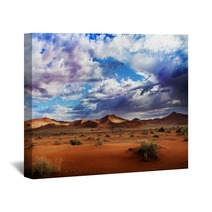 Desert Dunes And Clouds Wall Art 66295643