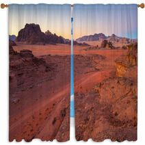 Desert In A Morning Window Curtains 60969997