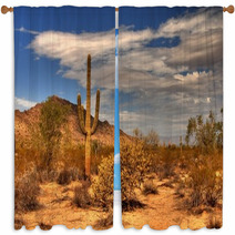 Desert Mountain Window Curtains 3125675