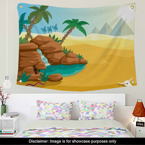 Desert Oasis Wall Art 38682580