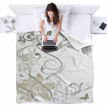 Design Floral Blankets 12108238