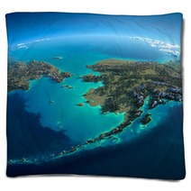 Detailed Earth Chukotka Alaska And The Bering Strait Blankets 62202931