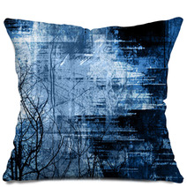 Detailed Midnight Grunge Frame Pillows 490180