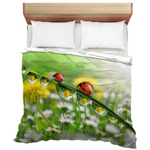 Dew Drops With Ladybugs Bedding 49712181