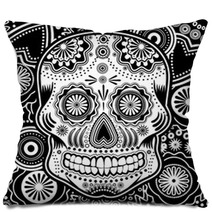 Dia De Los Muertes Sugar Skull Pillows 39348561