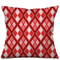 Diamond Lozenge Rhombus Background Pillows 51136766