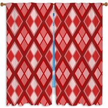 Diamond Lozenge Rhombus Background Window Curtains 51136766