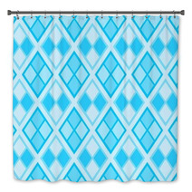 Diamond Pattern  Rhombus Argyle Seamless Background Bath Decor 49943921