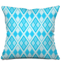 Diamond Pattern  Rhombus Argyle Seamless Background Pillows 49943921
