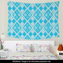 Diamond Pattern  Rhombus Argyle Seamless Background Wall Art 49943921
