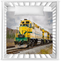 Diesel Locomotive And Cloudy Sky Nursery Decor 49372091