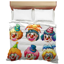 Different Faces Of A Clown Bedding 60671038