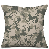 Digital Camo Texture Pillows 63831064
